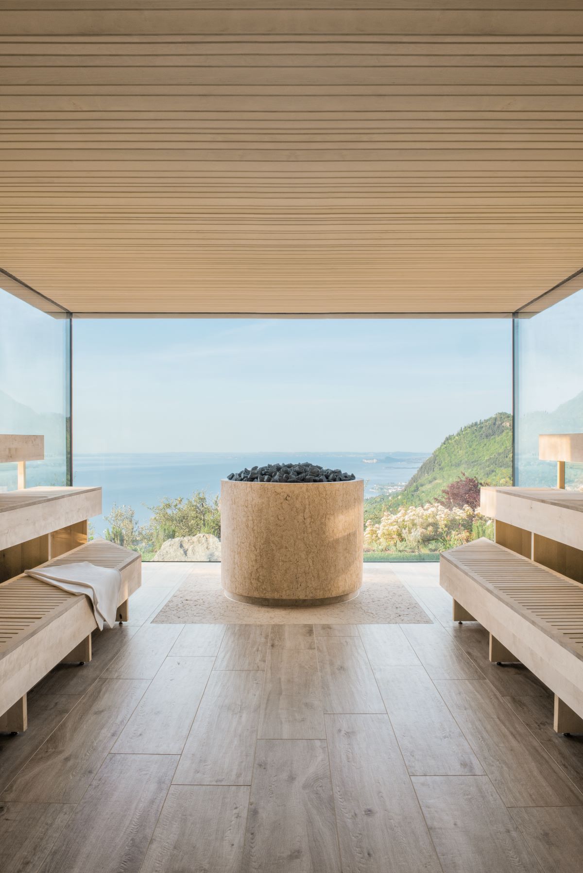 Lefay SPA Adults Area Panoramic Sauna - Experience the Best Of Italy