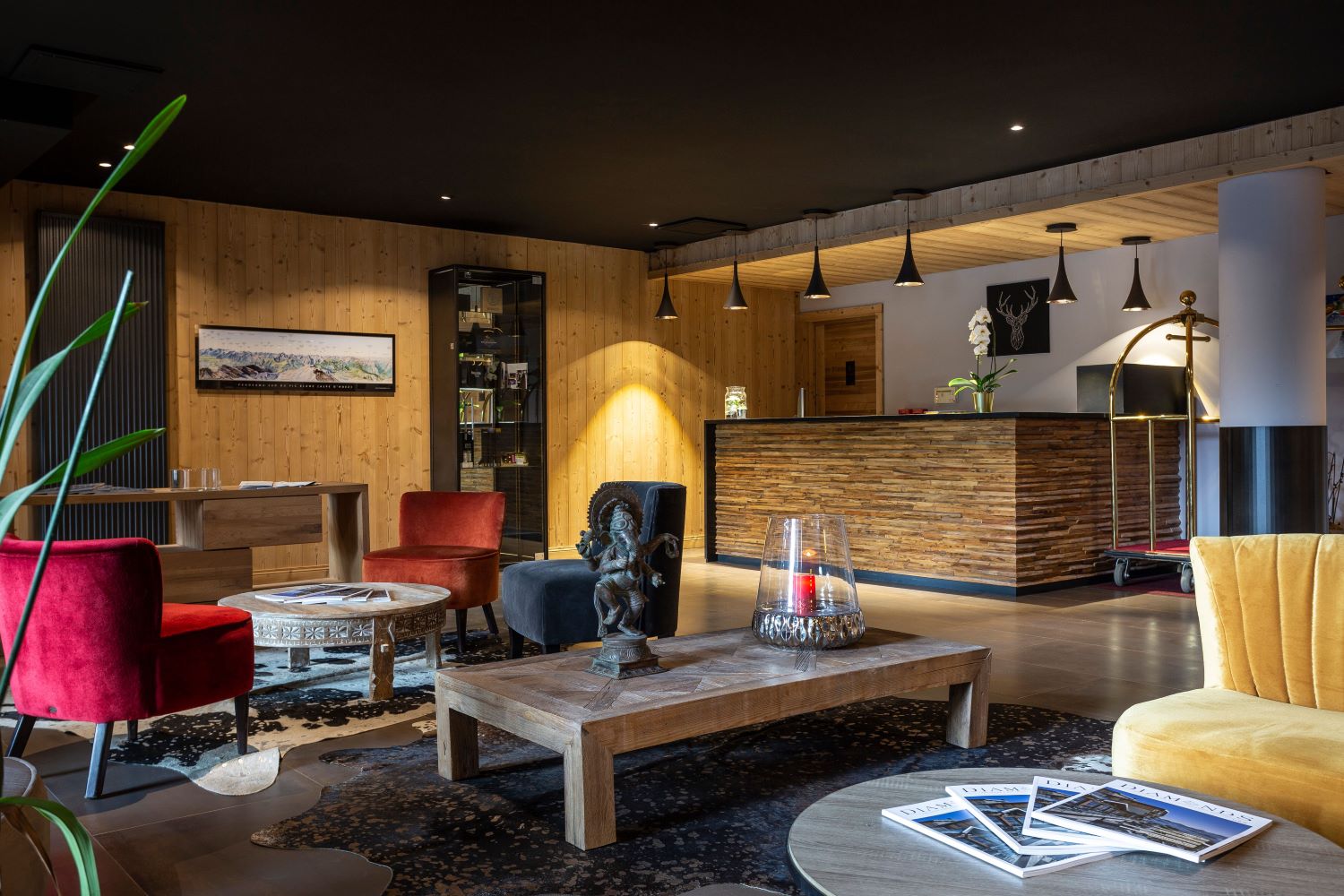 Residence Daria-I-Nor Alpe d'Huez - Apartments lobby area with reception desk