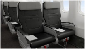 Air Canada Premium Economy cabin
