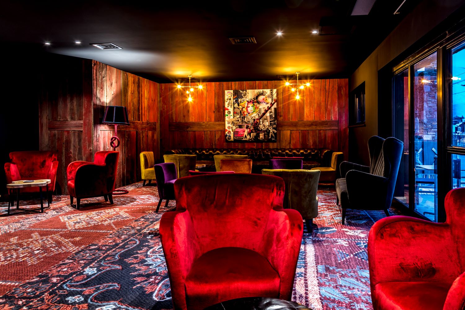 Daria-I-Nor Alpe d'Huez - Contemporary lounge area with bright seating
